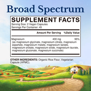 Vitalitown 10 in 1 Magnesium Complex Supplement - 400mg Elemental Magnesium Chelated with Glycinate, Citrate, Malate, Taurate & More - for Sleep Heart Energy - Non-GMO, Vegan, 90 Caps Vitalitown buy supplements Au