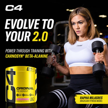 Cellucor C4 Original Pre Workout Powder Strawberry Watermelon Ice Sugar Free Preworkou