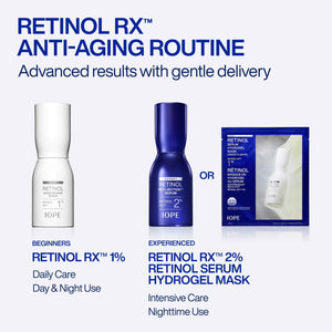 IOPE Expert Retinol RX 1% Super Bounce Serum - Gentle Anti-Aging Face Serum for Beginners - Visibly Firms Skin, Refines Pores, and Smooths Wrinkles - 1.01 fl. oz.