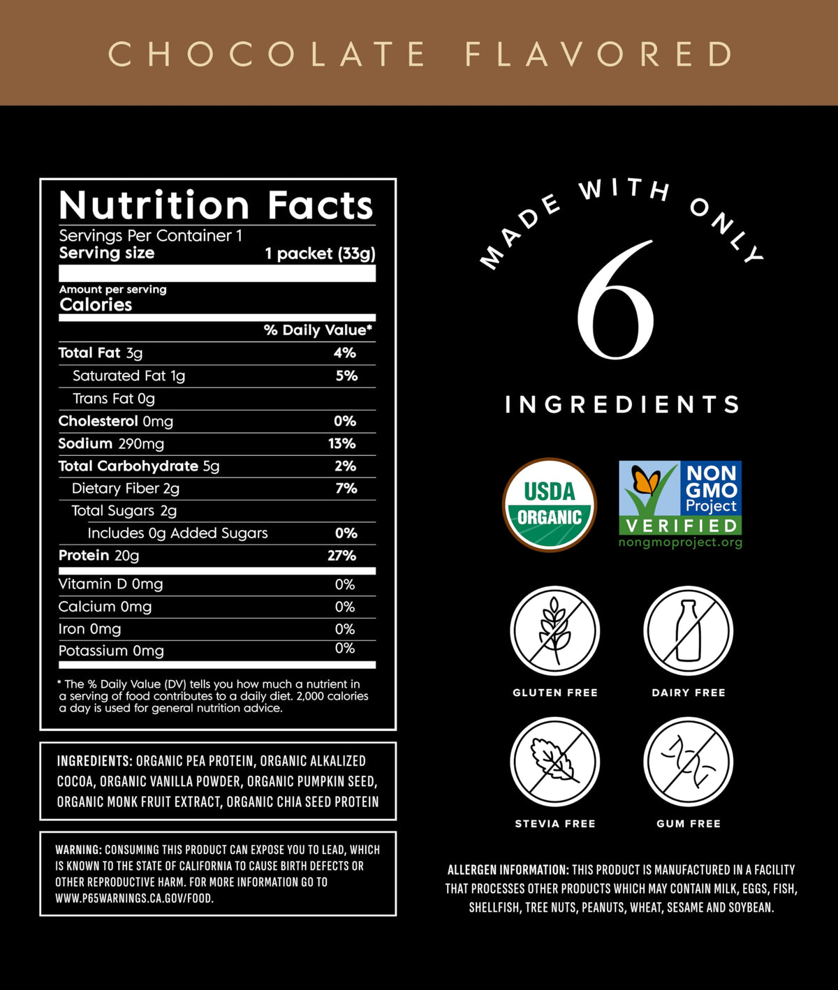 Truvani Organic Plant Based Protein Powder - Strawberry - 10 Servings - Vegan - 20g Pea Protein - Single Serving Travel Packets - Keto - Gluten & Dairy Free - Low Carb