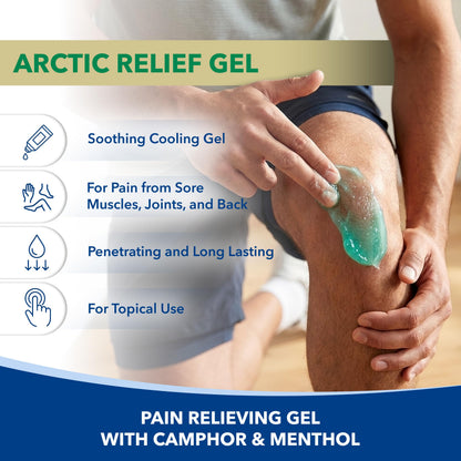 STRATUS PHARMACEUTICALS Arctic Relief Gel with Natural Menthol, 4 oz