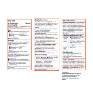 Motrin IB, Ibuprofen 200mg Tablets, NSAID Pain Reliever & Fever Reducer for Headache, Backache, Muscular Aches, & Menstrual Cramps, Over-The-Counter Pain Relief Medicine, 100 ct MotrinBuy Supplements Australia