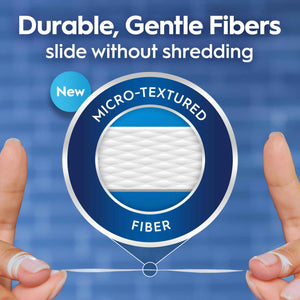 Oral-B Glide Dental Floss, Comfort Plus Mint, 3 Pack (131.2 YD Total) - Shred-Resistant Smooth Dental Tape for Tight Spaces, Natural Wax