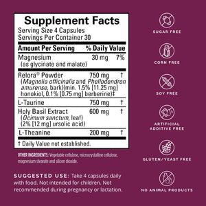 BRAINMD Dr Amen Everyday Stress Relief - 120 Capsules - Promotes Relaxation & Focus - Non-Drowsy - Gluten Free - 30 Servings BRAINMDBuy Supplements Australia
