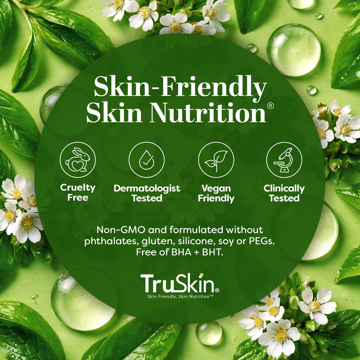 TruSkin Peptide Eye Cream Gel - Lightweight Treatment for Dark Circles & Fine Lines (15ml)
