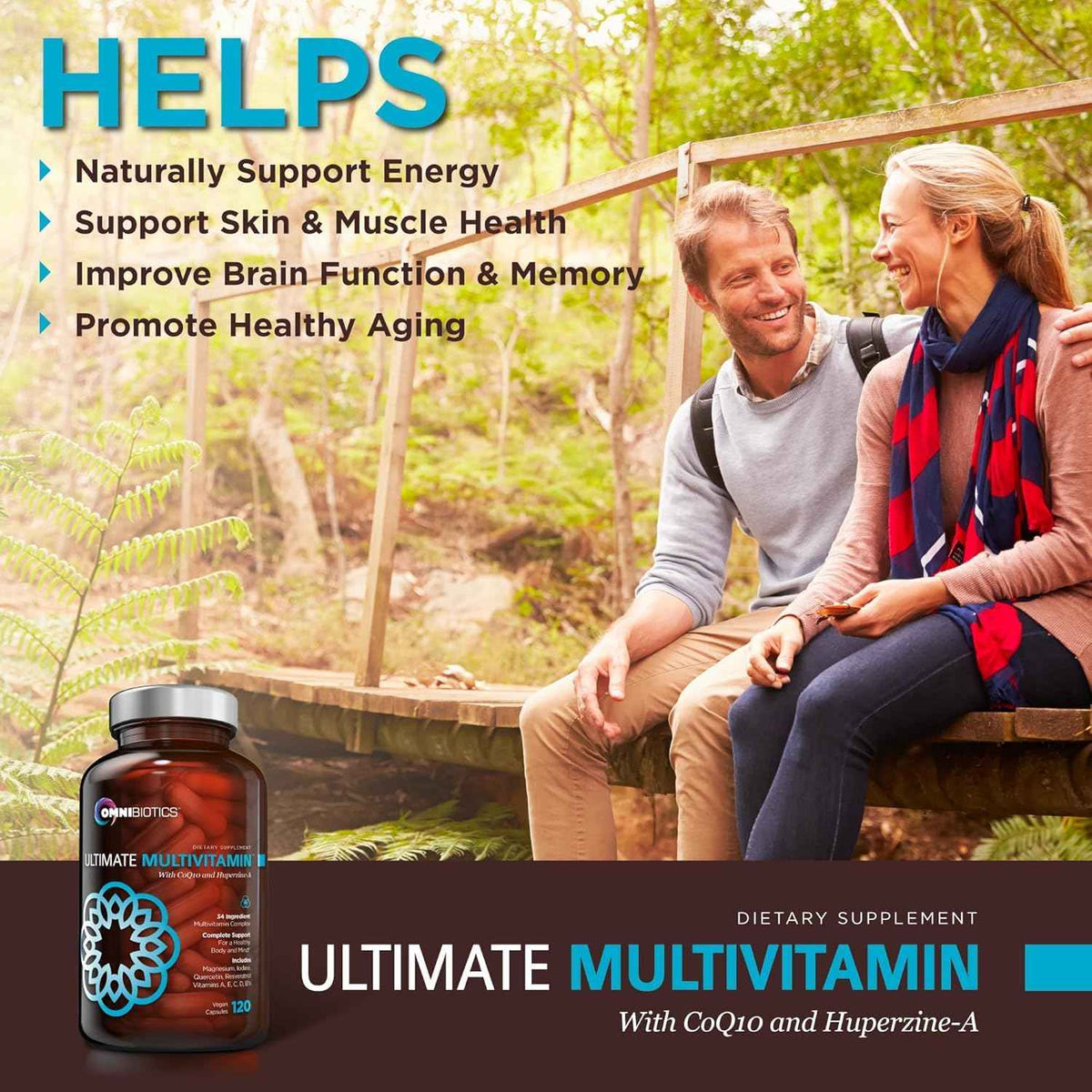 OmniBiotics Ultimate Vitamin C Supplement 2000mg - with Zinc, Elderberry Extract, and D3 - High Potency Immune Support & Collagen Booster - 120 Vegan Tablets
