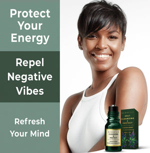 Headache Roll On Stick Peppermint Rosemary and Eucalyptus & Cleansing and Protect Juniper Berry White Sage with Nerolina Pack of 2 New MiuzBuy Supplements Australia