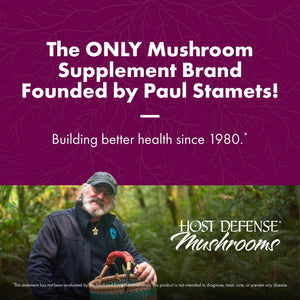 Host Defense Turkey Tail Capsules - Digestive Health & Immune Response Support Supplement - Mushroom Supplement for Gastrointestinal