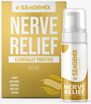 Seagenix Nerve Relief Muscle Foam - Nerve Spray Magnesium - Arnica - Boswellia - Menthol Formula - Nerve and Muscle Relief – Fast-Acting with Magnesium Sulfate - 150 ml - 1 Count SeagenixBuy Supplements Australia