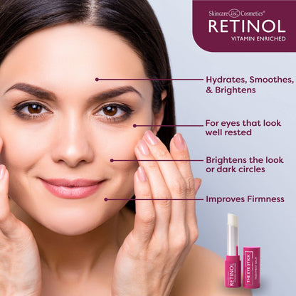 LIVAURA Retinol Anti-Aging Eye Stick – Vitamin A, C & E Recovery Balm
