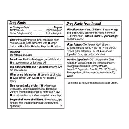 Healthy Directions Instaflex Extra Strength Pain Relief Cream, with 2X the Pain-Fighting Ingredients, Rubs Out Your Toughest Muscle and Joint Pain (4 oz)