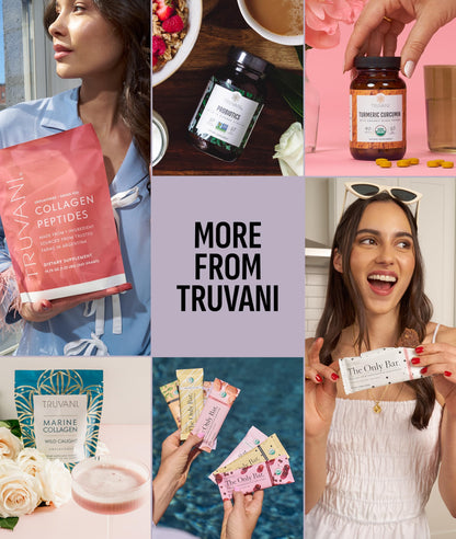Truvani Organic Plant Based Protein Powder - Strawberry - 10 Servings - Vegan - 20g Pea Protein - Single Serving Travel Packets - Keto - Gluten & Dairy Free - Low Carb
