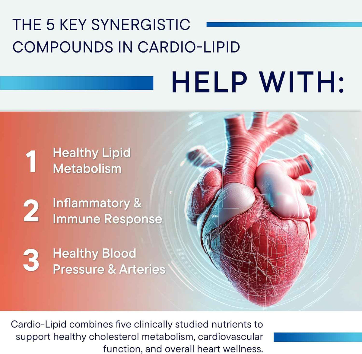 BIOTICS RESEARCH Cardio-Lipid - Professional-Grade Cardiovascular Support Formula - Featuring Red Yeast Rice, Phytosterols, Berberine, Garlic & Delta-Tocopherol - Formulated with Mark Houston, MD
