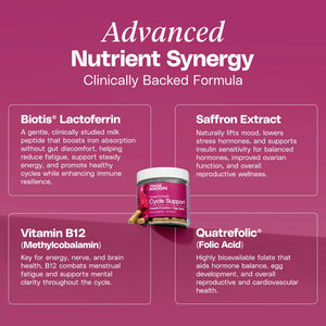Mineral Moon Hormonal Support Bundle - Menstrual Supplement + Cycle Support - Aid Ovulation, Hormonal Balance & PMS Support - Reduce Period Cramps & Fatigue - Antioxidant Ovarian Support Vitamins Mineral Moon buy supplements Au