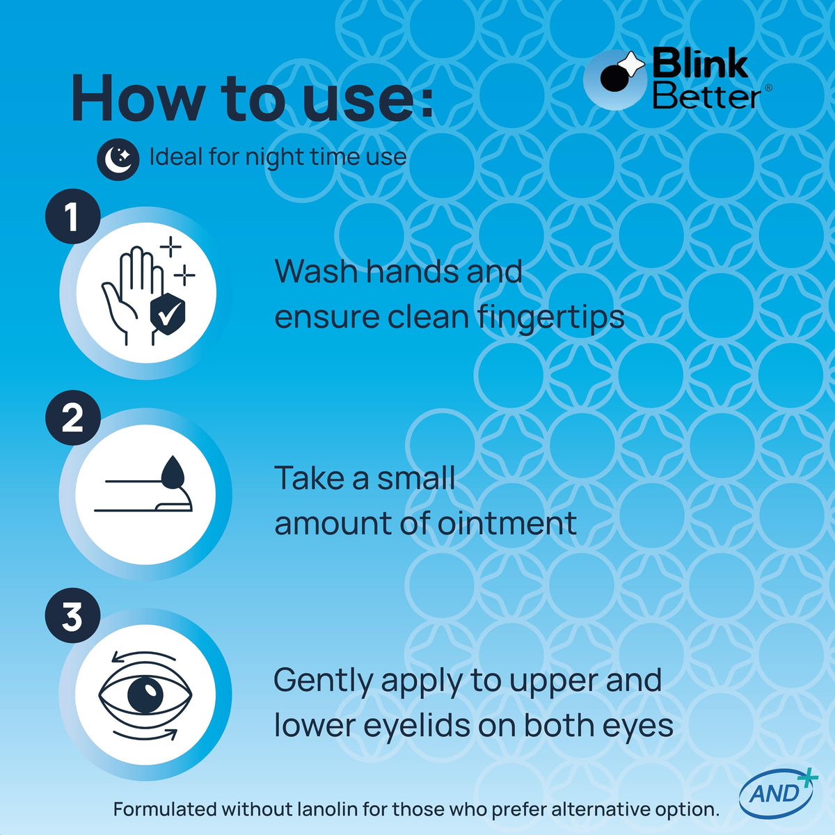 BlinkBetter Lanolin-Free Eyelid Ointment (10g) – Soothing & Hydrating Care for Dry, Itchy, Red & Flaky Eyelids