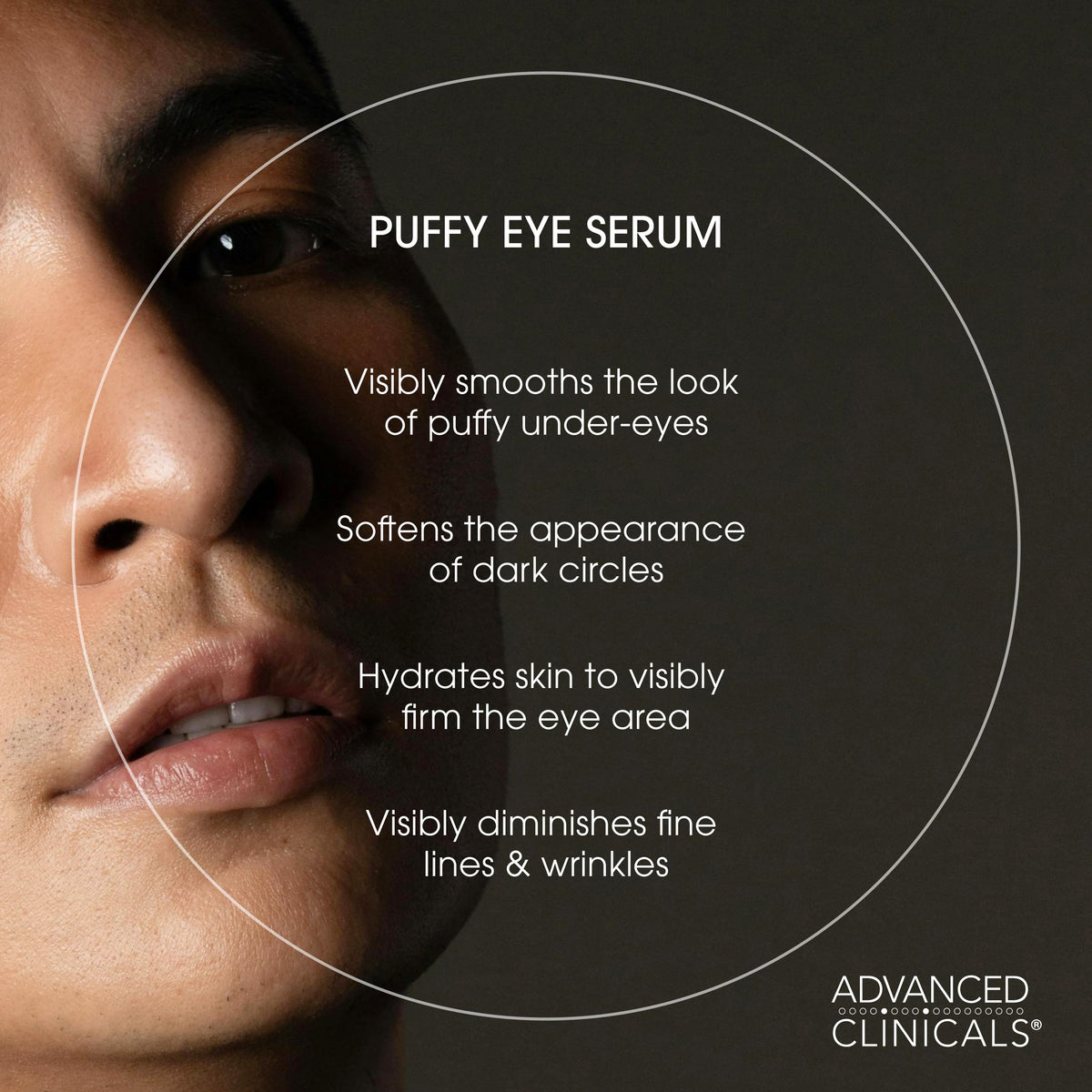 Advanced Clinicals Puffy Eye Serum – Vitamin C & Caffeine Duo (52ml x 2)
