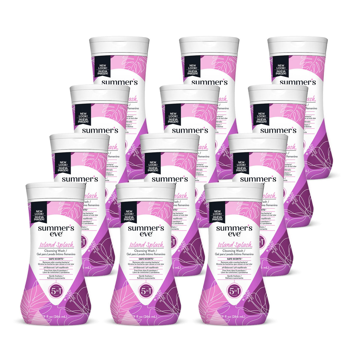Summer's Eve Island Splash Refreshing Daily All Over Feminine Body Wash, Removes Odor