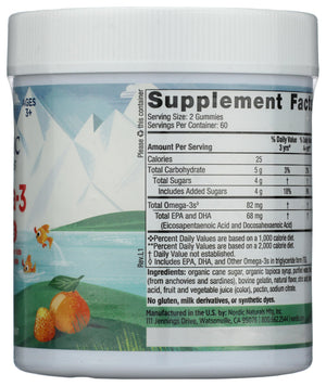 Nordic Naturals Nordic Omega 3 Gummies, 120 Ct Nordic NaturalsBuy Supplements Australia