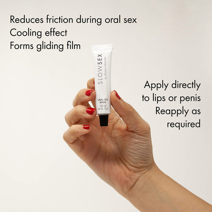 Bijoux Indiscrets Oral Sex Balm, Cooling Coconut Gloss, Slow Sex, 10ml