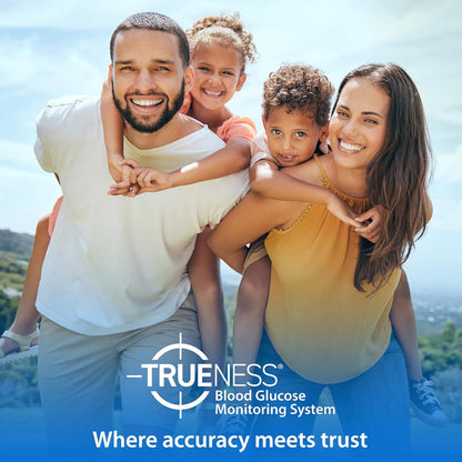 TRUENESS Blood Glucose Test Strips, 50 Count - Blood Glucose Test Strips Compatible with TRUENESS Family of Self Monitoring Blood Glucose Meters, Fast 5 Second Results