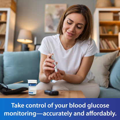 TRUENESS Blood Glucose Test Strips, 50 Count - Blood Glucose Test Strips Compatible with TRUENESS Family of Self Monitoring Blood Glucose Meters, Fast 5 Second Results