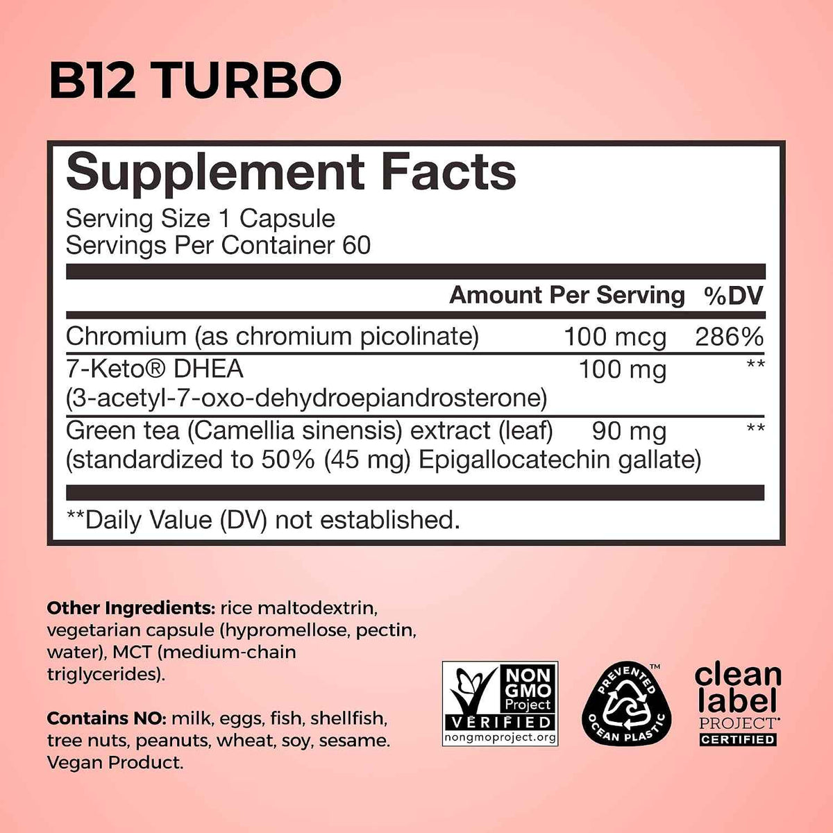 HUM B12 Turbo High Potency Vitamin B12 Daily Energy Support, 30 Count