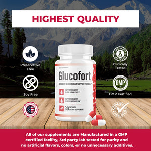 IDEAL PERFORMANCE (Official) Glucofort Supplement Support Formula (3 Pack) IDEAL PERFORMANCE buy supplements Au