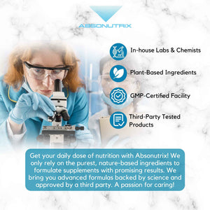 Absonutrix Dihydromyricetin - 520 mg, 120 Servings, Made in USA, Quick Absorption, Quality Potent Ingredients, Third-Party Tested, Non-GMO, GMP Certified, Cruelty Free Products