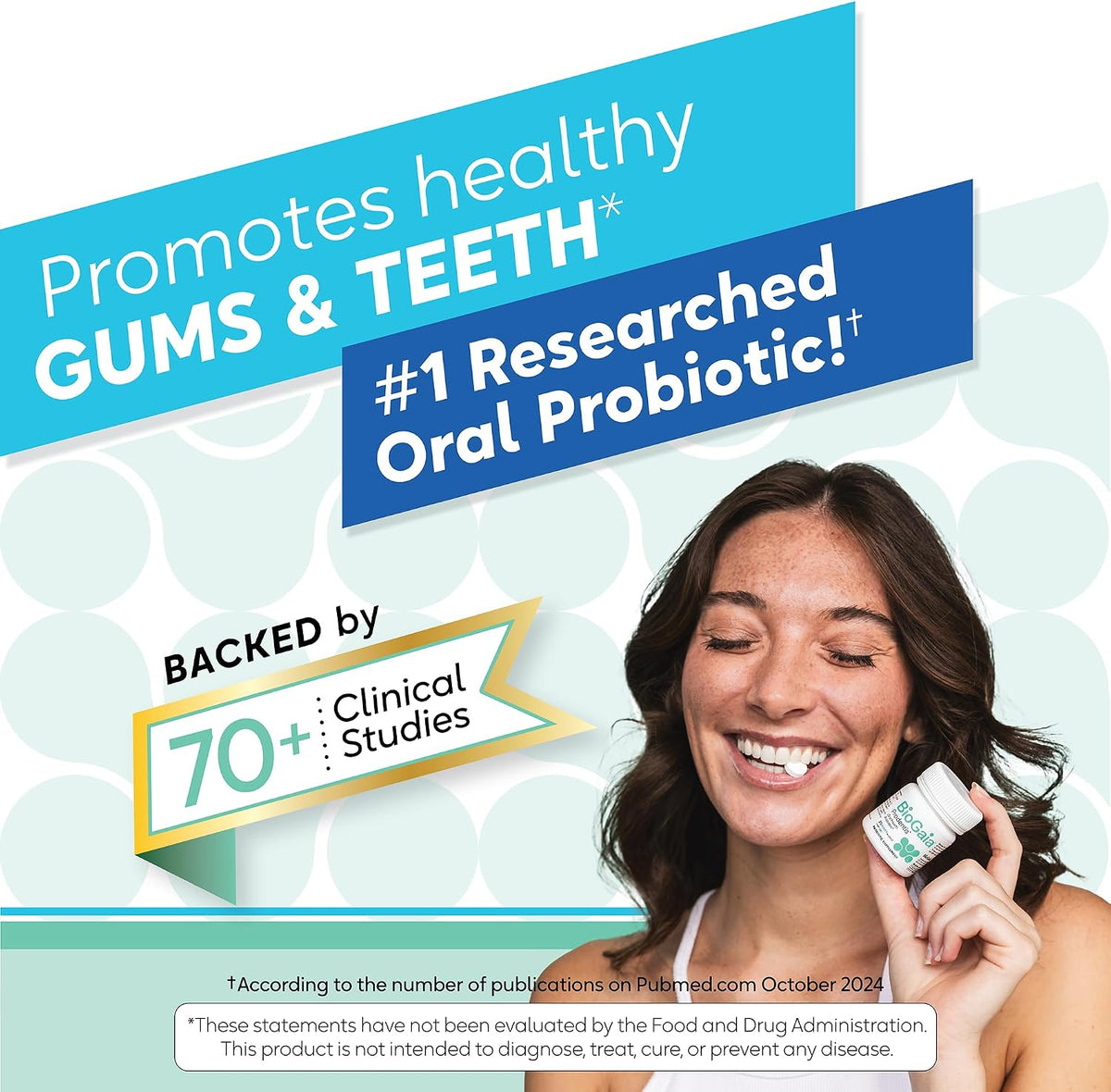 BioGaia Prodentis Oral Probiotics for Teeth & Gums and Bad Breath - Apple - Dental Hygienist-Recommended - Promotes Healthy Gums & Improves Oral Health - Fights Bad Breath - Dental Probiotic (3-Pack)