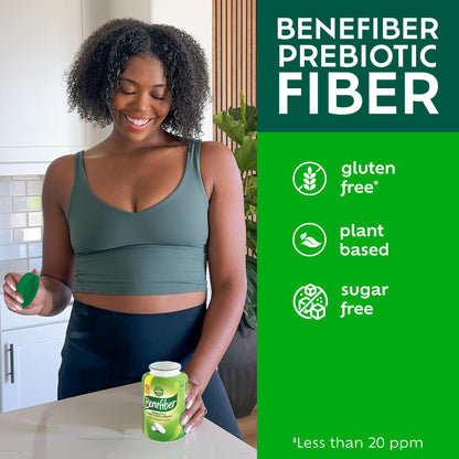 Benefiber Prebiotic GLP-1 Friendly Fiber Supplement Caplets, 84 Count