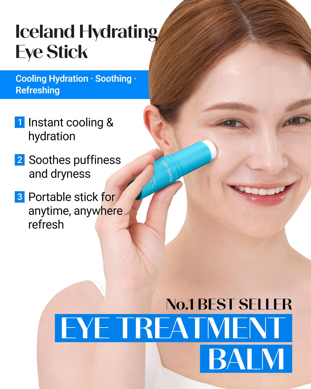 theSAEM Iceland Eye Stick Bundle - Brighten & Plump (2 Pack)
