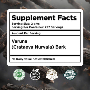 HerbsForever Varuna Powder – Crataeva Nurvala – Prostate Health – Support Prostatic, Kidneys, Gall Bladder and Urinary Tract Health – Non GMO, Organic, Vegan – 454 GMS HerbsforeverBuy Supplements Australia