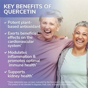 Tesseract Medical Research QuerciSorb SR Quercetin Supplement, Sustained Release, Supports Immune Function and Overall Health, Hypoallergenic. 400 mg, 45 Day Supply