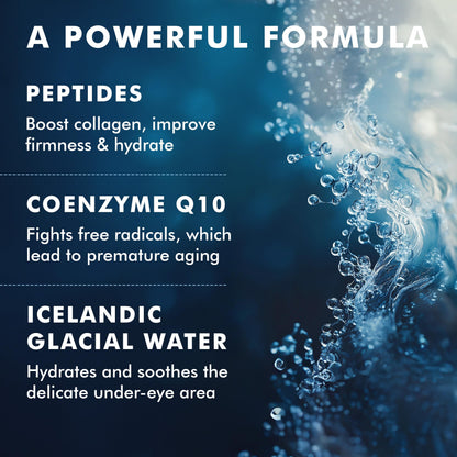 Skyn ICELAND Hydro Cool Firming Under Eye Patches (8 Pairs) – 10-Minute Instant Cooling & Firming Treatment with Peptides & CoQ10
