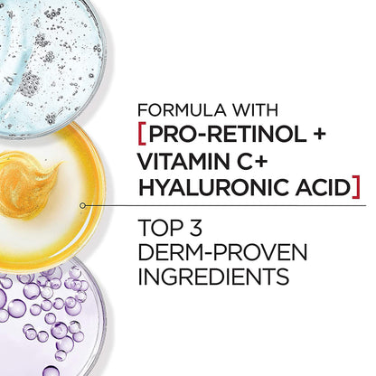 L'Oreal Paris Revitalift Triple Power Eye Cream (0.5 fl oz) – Anti-Aging Treatment with Pro-Retinol, Vitamin C & Hyaluronic Acid