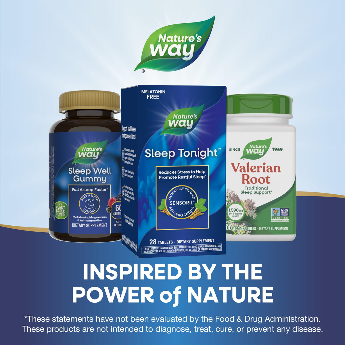 Nature's Way Sleep Tonight, Melatonin-Free Sleep Support*, 28 Tablets