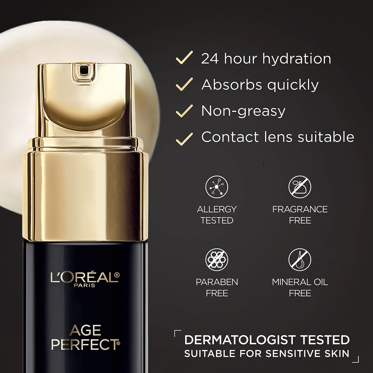L'Oreal Paris Age Perfect Cell Renewal Eye Cream (0.5 fl oz) – Advanced Anti-Aging Treatment for Dark Circles & Puffiness
