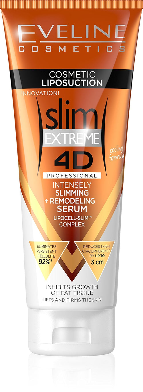 Eveline Slim Extreme 4D Liposuction Body Serum, 8.80 Fluid Ounce