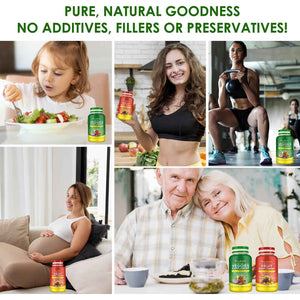 Fruits & Veggies Supplements - 2 Bottles 180 Total Vegetarian Capsules - BalanceNatural Vitamins Supplement Dietary Nutritional Balance,Lngredients Blended Vitamin & Mineral Whole Food Supplement