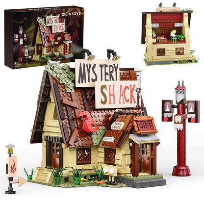Gravity House Building Sets, Mystery Shack House Building Blocks Toy, Compatible with Lego, Collectible Buildable Fun Model Toys, Gift for 14+ Boys Girls Adults and Fans (965 PCS)