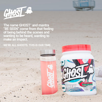 GHOST Clear Whey Isolate Protein Powder, Blue Raspberry - 1.4 LB Tub, 25G of Whey Protein - Post Workout Drink for Muscle Gain & Recovery - Sugar Free, Soy Free & Zero Fat, 20 Servings