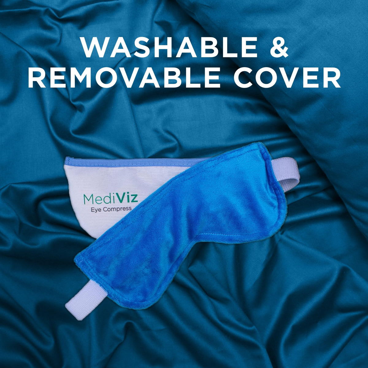 Warm Compress Eye Mask - Moist Heat Treatment for Irritated Eyes & Eyelid Lumps