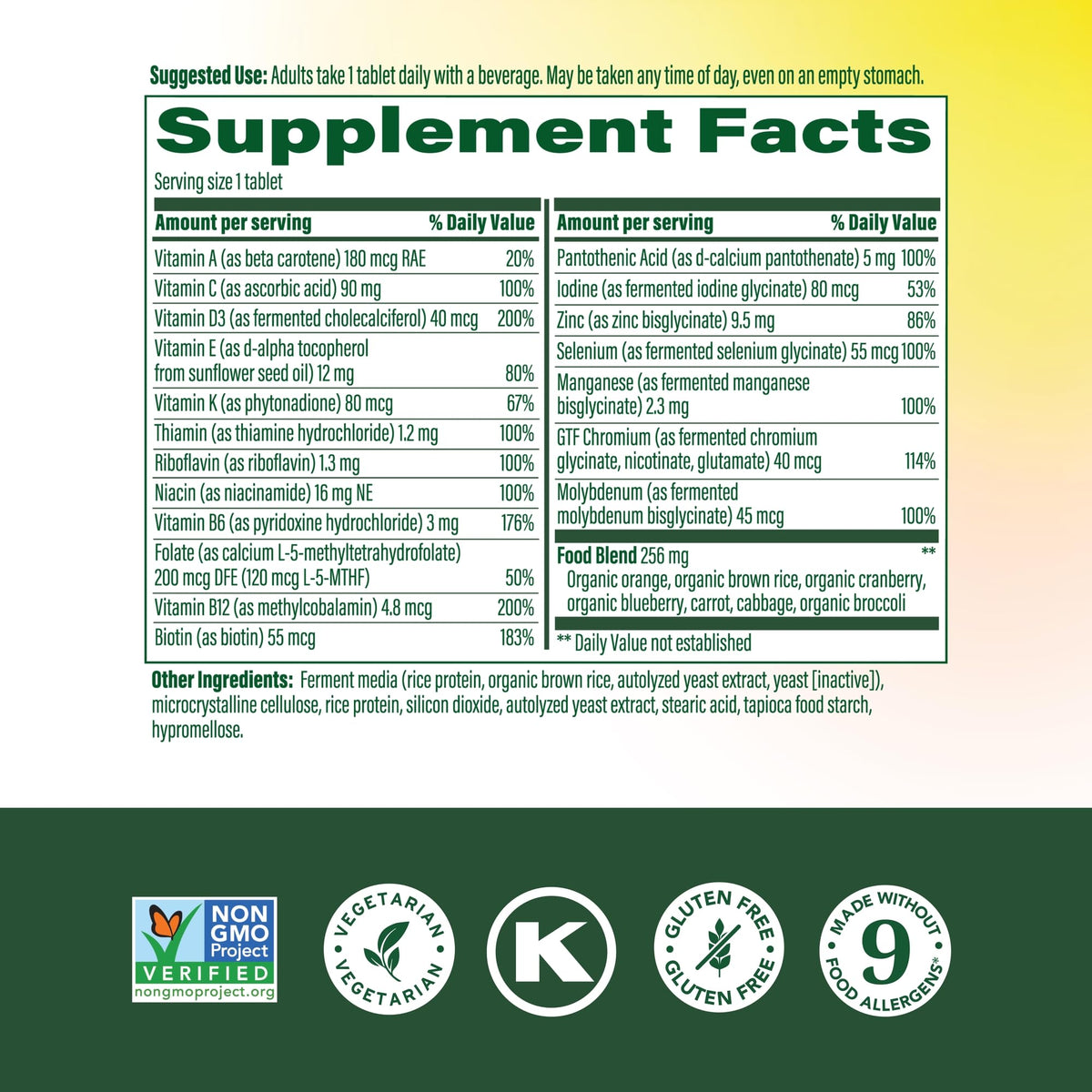 MegaFood Multivitamin for Women 55+ One Daily Womens Multivitamin with Vitamin D3, C, Zinc & Bioavailable Vitamin B12 & Folate - Healthy Aging, Brain & Bone Health, Vegetarian, 120 Tablets