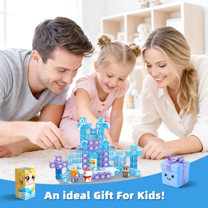 150PCS Magnetic Blocks, STEM Building Cubes Toys Birthday Gifts for Girls