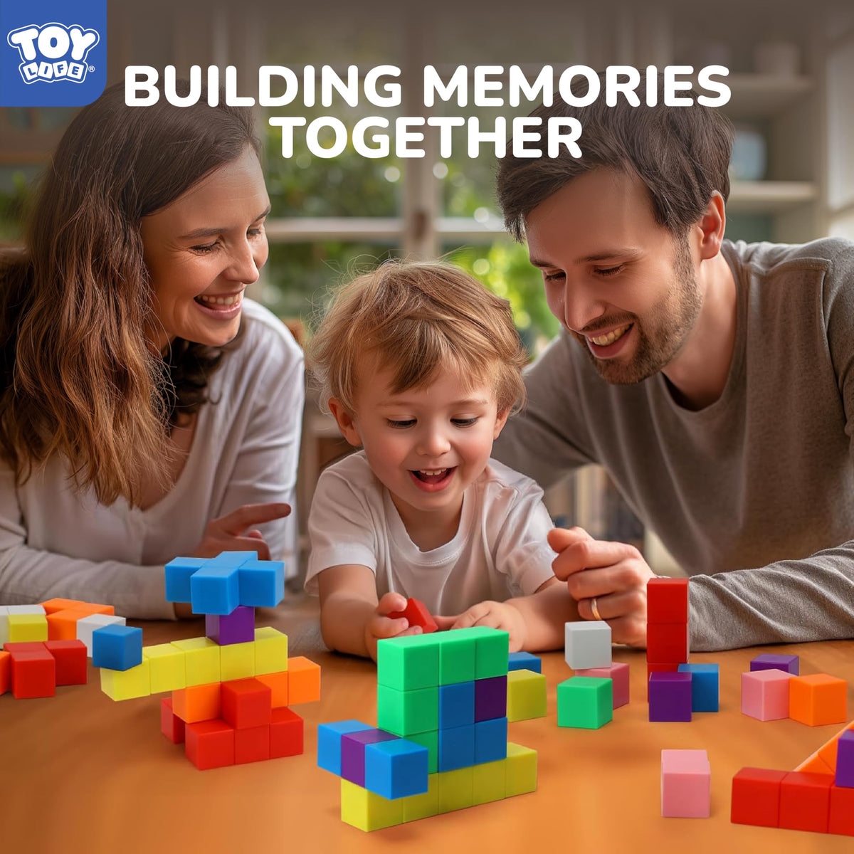 TOY Life Primary Magnetic Blocks, 64-Piece STEM Set, Ages 3-8