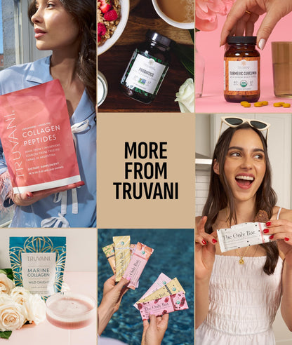 Truvani Organic Plant Based Protein Powder - Strawberry - 10 Servings - Vegan - 20g Pea Protein - Single Serving Travel Packets - Keto - Gluten & Dairy Free - Low Carb