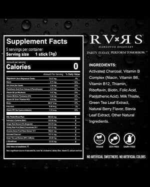 RVRS Recovery Support Powder Sticks (5) RVRS buy supplements Au