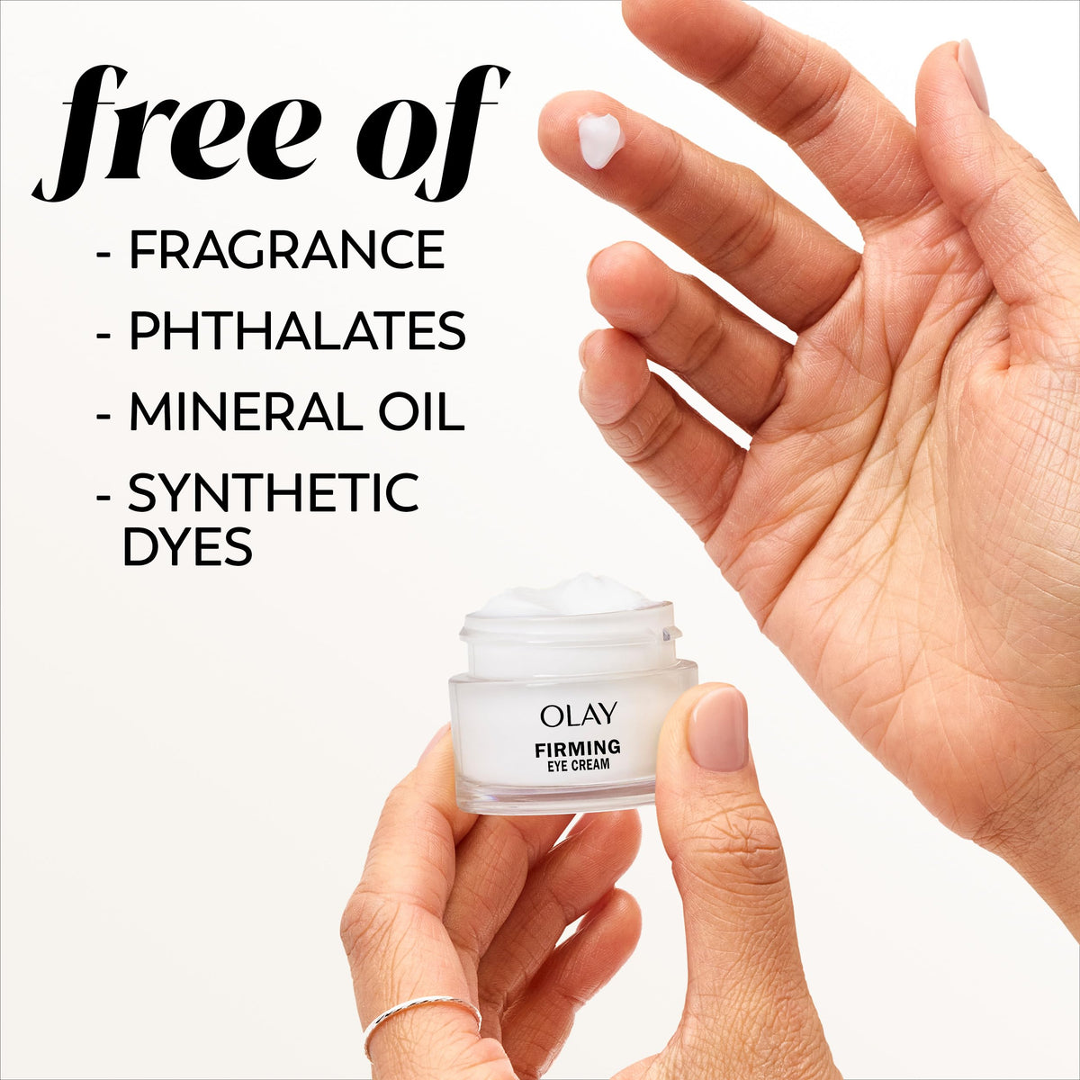 Olay Firming Eye Cream – Collagen Peptide Anti-Aging Eye Cream for Wrinkles & Firming Skin Around Eyes, Fragrance-Free (0.5 fl oz)