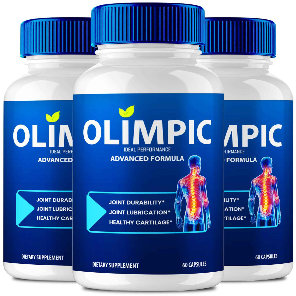 Olimpic Capsules, Advanced Joint Support Supplement Pills for Mobility and Comfort - Maximum Strength, Official Olim Pic Joint Support All Natural Formula, Premium Olim-Pic Reviews (3 Pack)