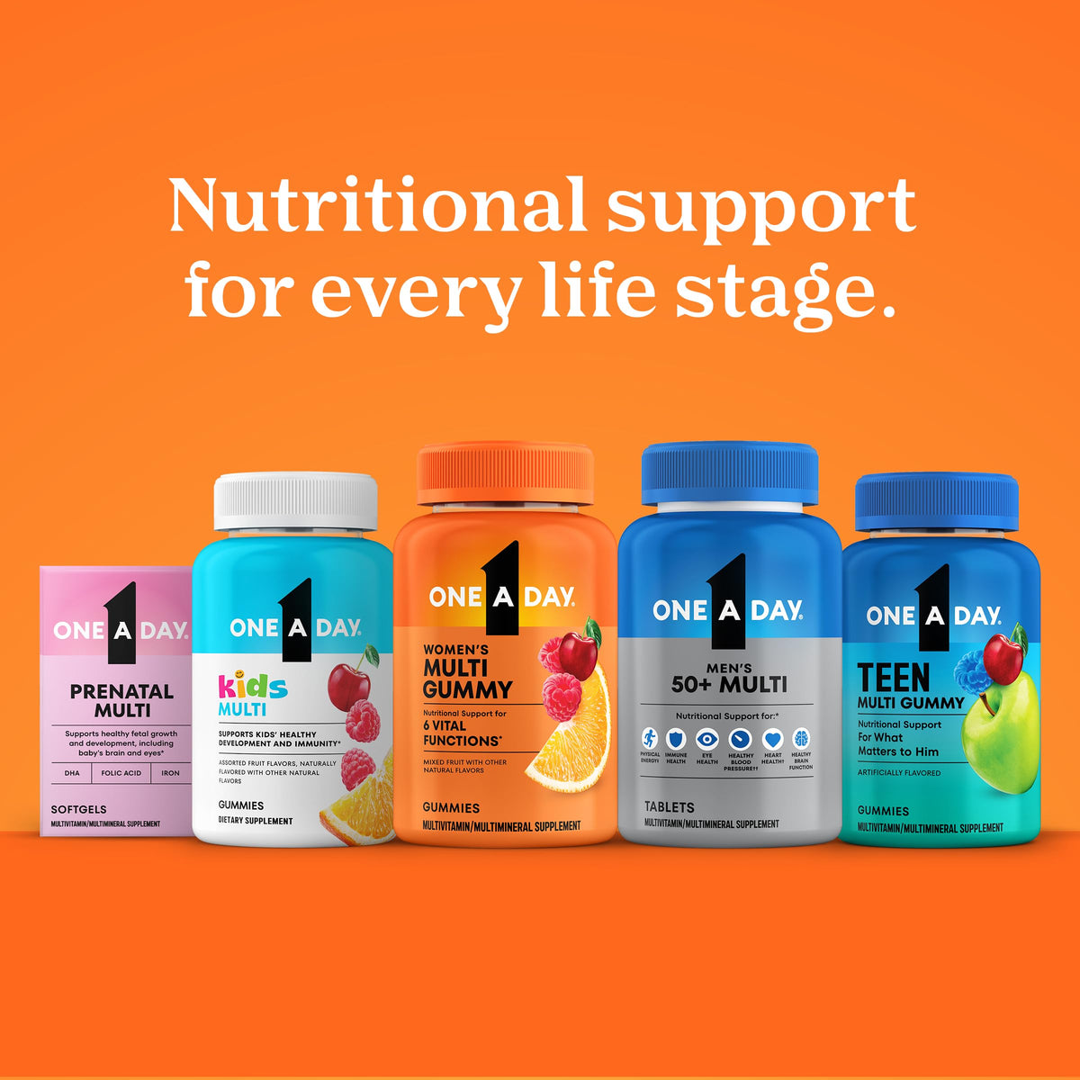 One A Day Multivitamin for Women- Daily Vitamins for Woman with Biotin, Calcium, Folic Acid, Iron & Zinc, Complete Women’s Vitamins, 200 Ct (Packaging May Vary)